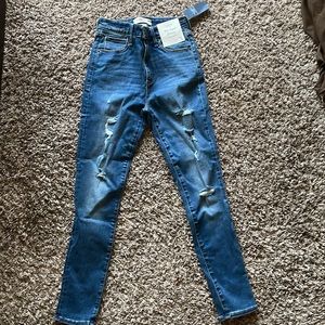 Abercrombie & Fitch The Super Skinny High Rise 25 0s NWT